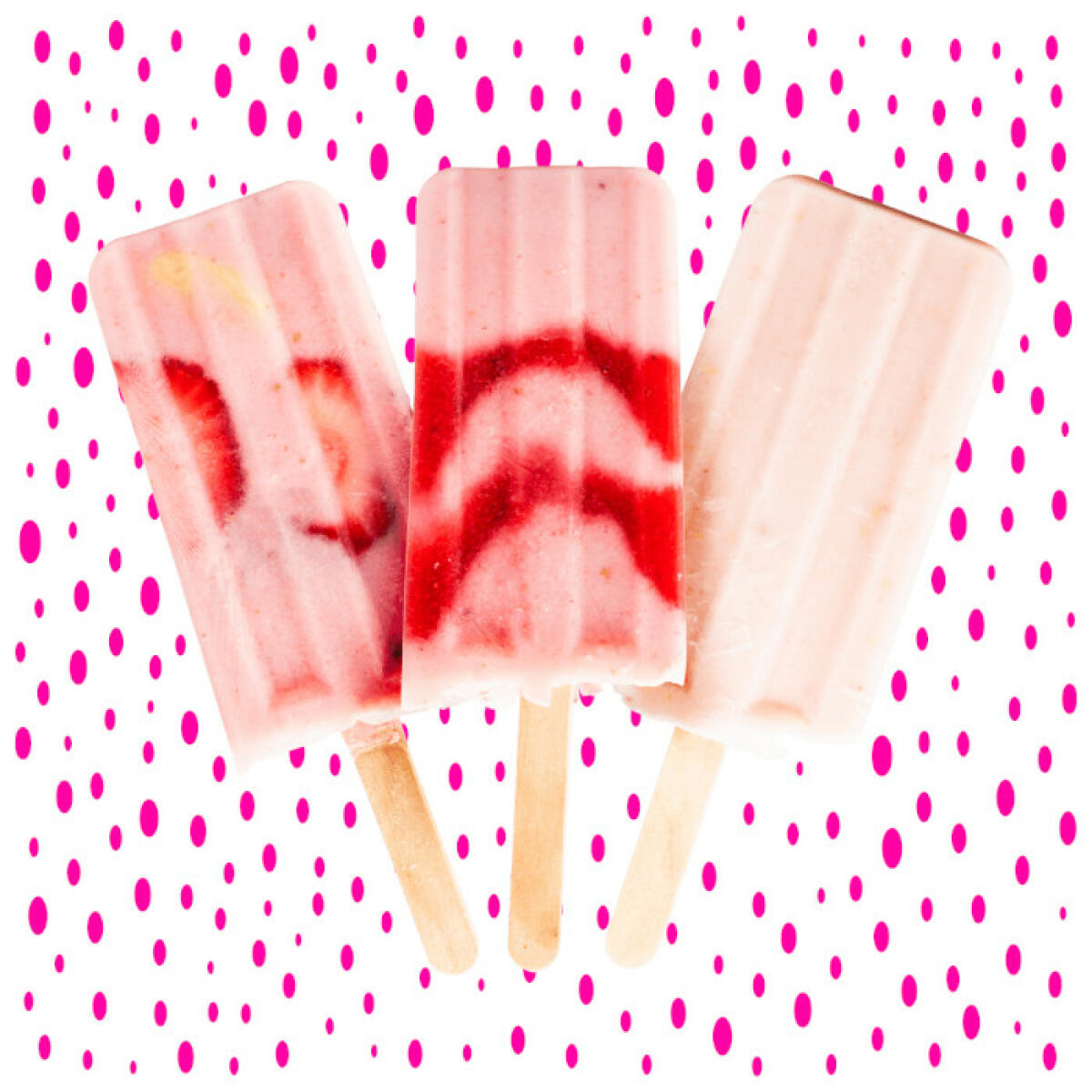 Frozen Tequila Rose Pops